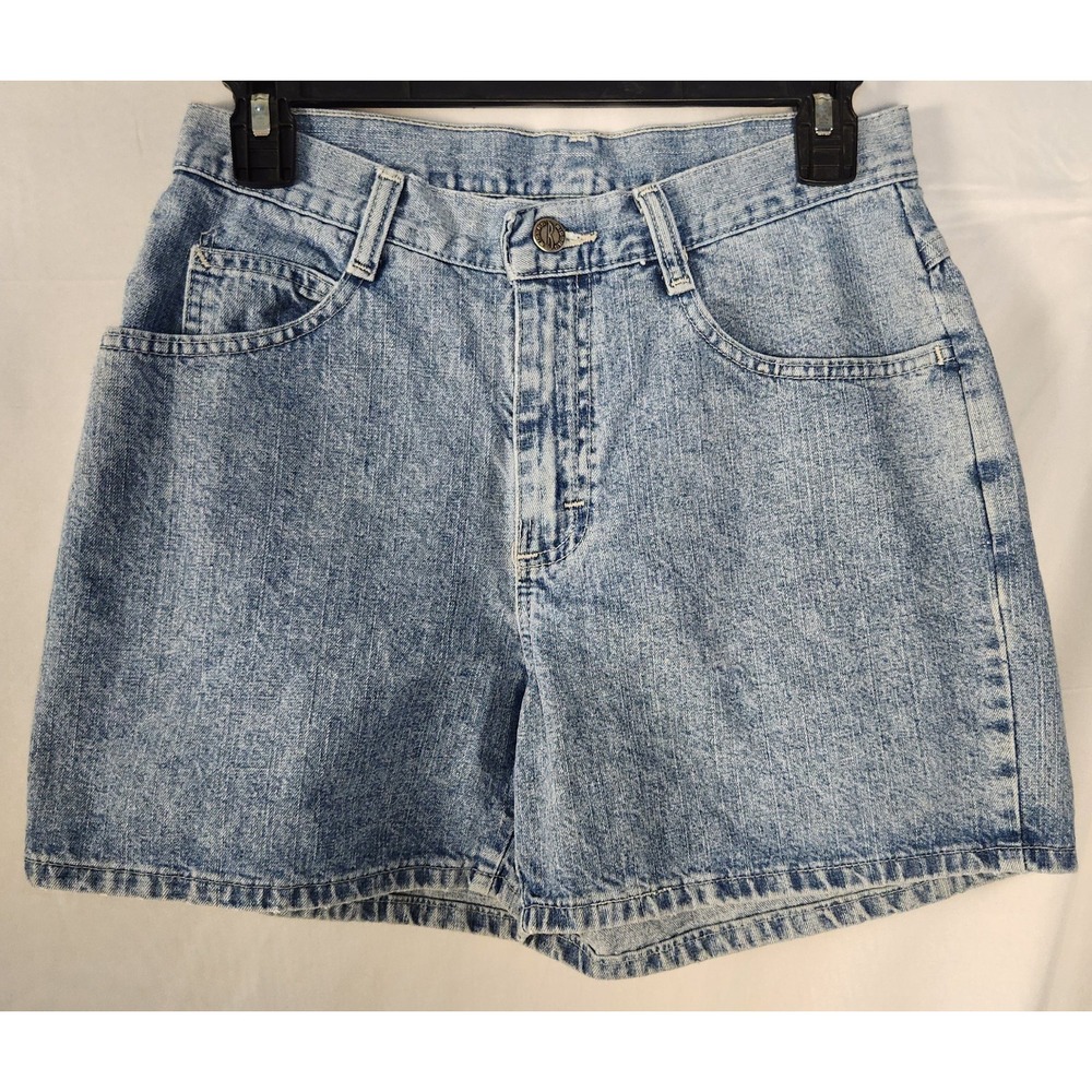 90s/Grunge/Indie/Normcore  Riders Womens Light Wash Denim Shorts High Rise 6